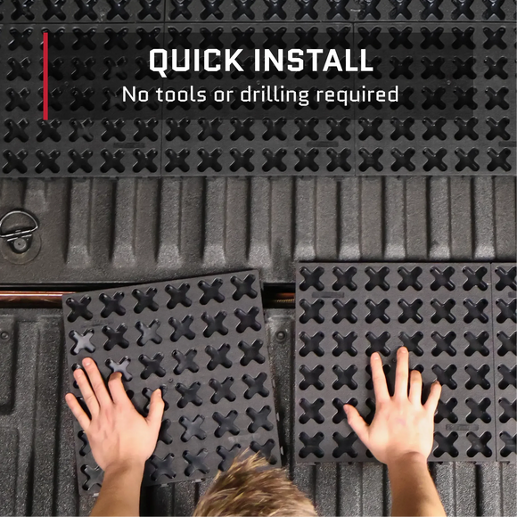 Tmat Truck Bed Organizer Slide Out Mat | Universal Fit for Short Beds 5'6" to 5'9"