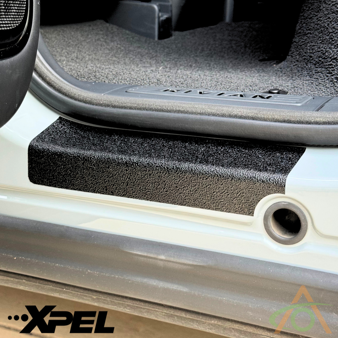 Ultra-Tough Xpel Armor Door Sill Protection for Rivian R1T or R1S - 0