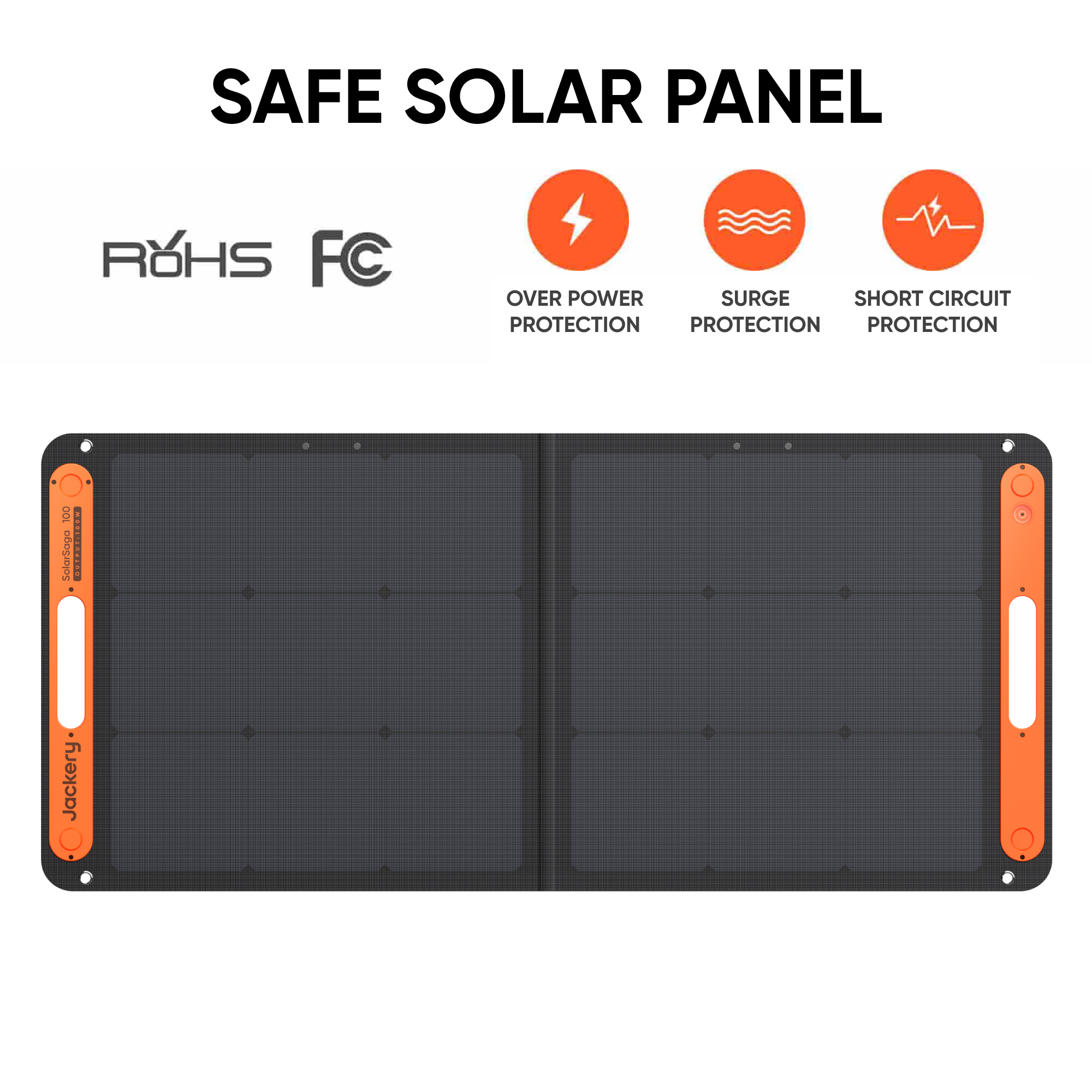 Jackery SolarSaga 100W Solar Panel - 0