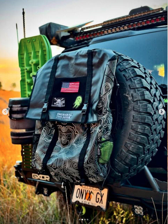 Series II Overland spare tire tailgate bag