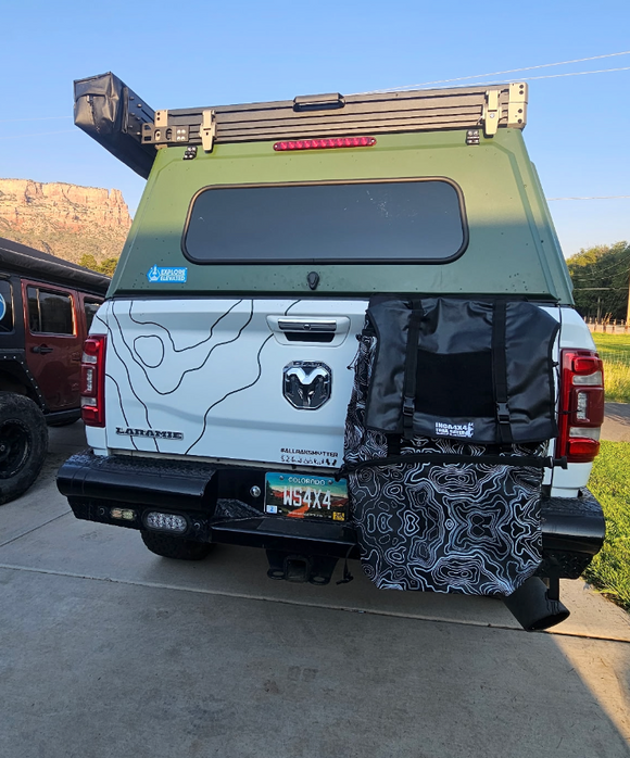Series II Overland spare tire tailgate bag