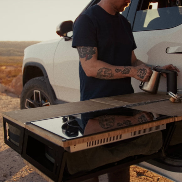 Thunderbolt Supply - Overland Kitchen with Gear Sled for Rivian R1T