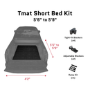 Tmat Truck Bed Organizer Slide Out Mat | Universal Fit for Short Beds 5'6" to 5'9"-3