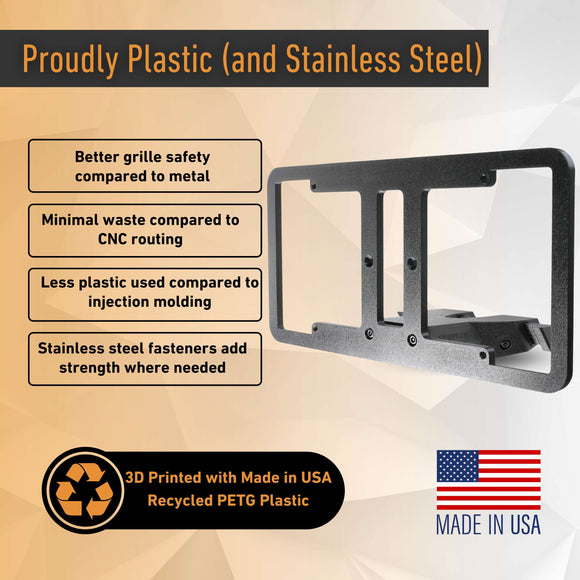 SnapPlate Front License Plate Mount for Rivian R2