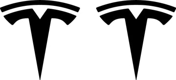 Tesla "T" Door Decals For The 2023-2024 Tesla Cybertruck (x2)