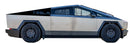 "TESLA" Bedside Panel Decals For The 2023-2024 Tesla Cybertruck (x2)-2