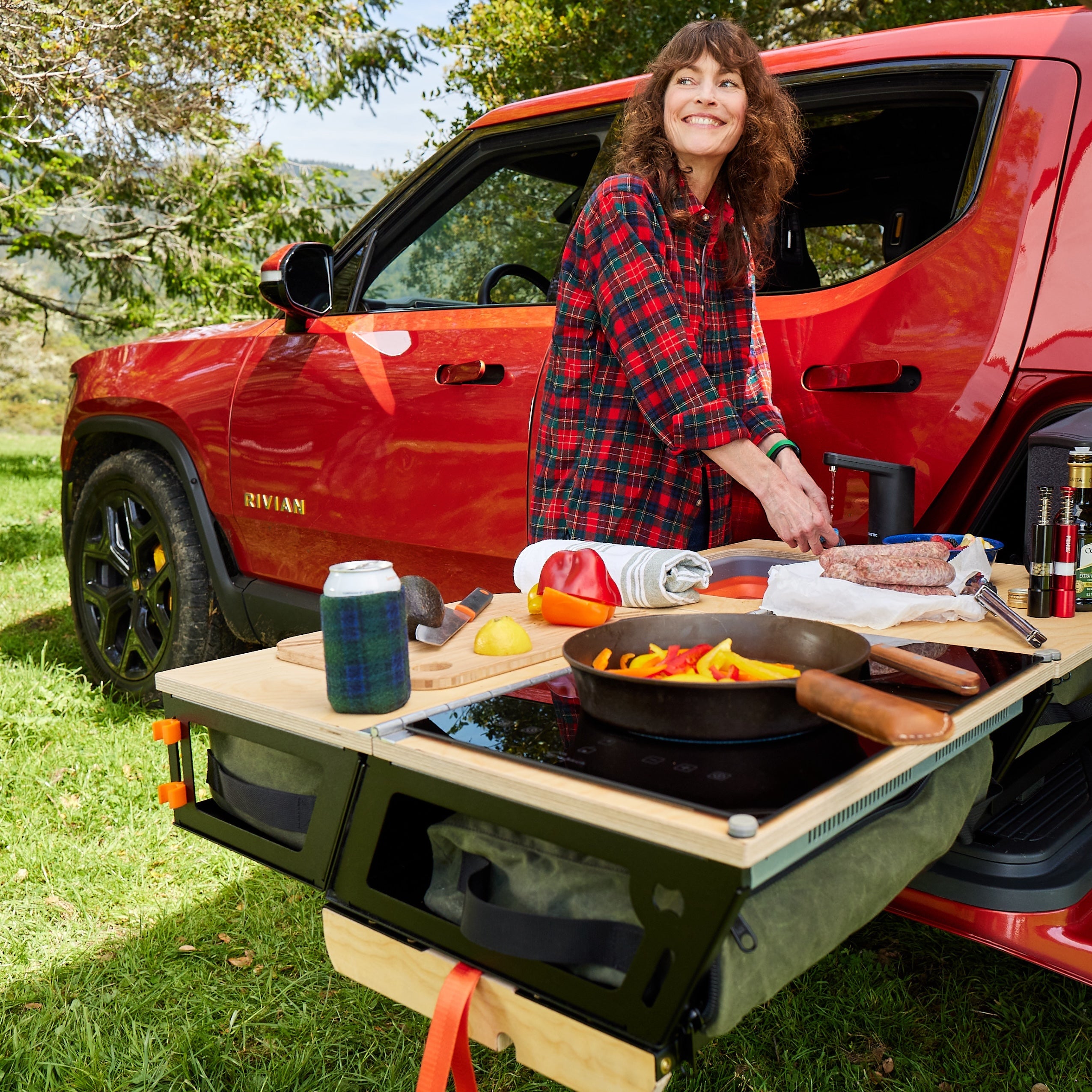 Thunderbolt Supply - Overland Kitchen with Gear Sled for Rivian R1T - 0