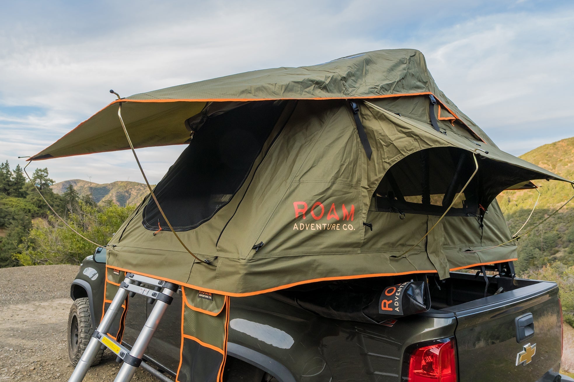 Buy forest-green-hyper-orange The Vagabond Lite Rooftop Tent