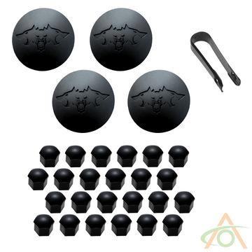 Wheel Center Caps & Lug Nut Covers for Cybertruck - 0