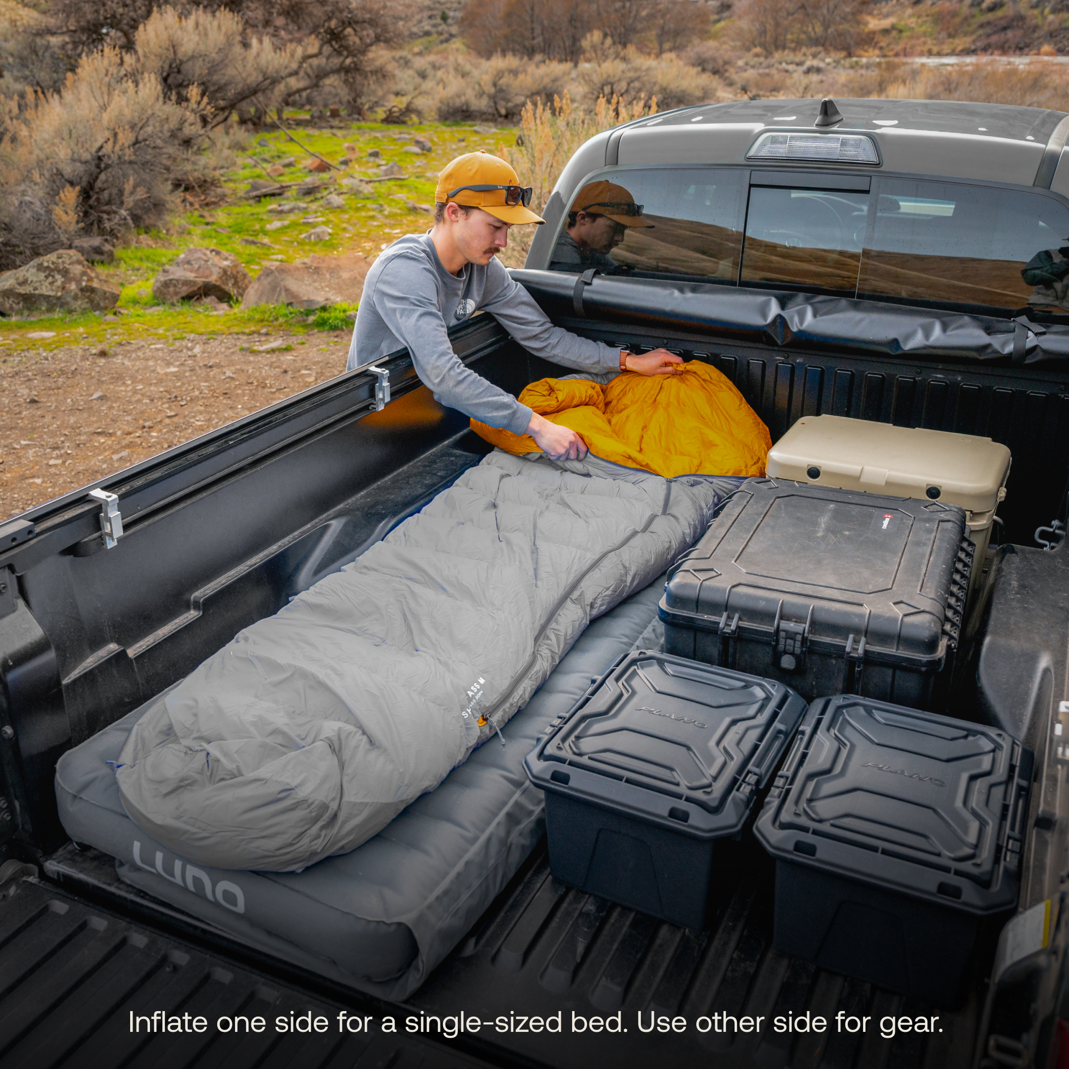 AIR Truck Bed Mattress for Small/Medium Trucks