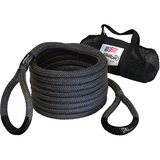 Bubba Rope Renegade: ¾ in. x 20 ft Kinetic Recovery Rope - Black Eyes