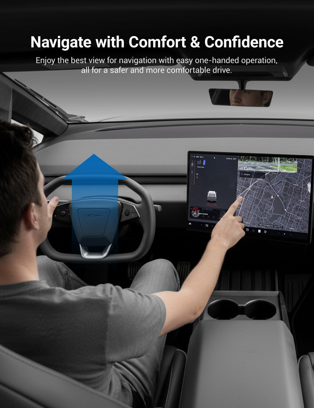 Center Screen Swivel Rotating Mount Kit for Cybertruck | TESERY ...