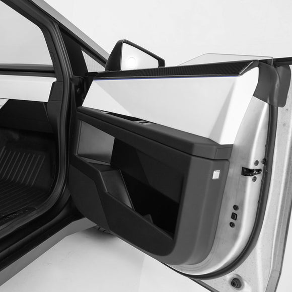 Cybertruck Carbon Fiber Door Panel Covers 4 Packs