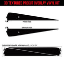 TOProtect DIY Vinyl Overlay Kit for Tesla Cybertruck Cargo Bed | Inner Sidewall Protection with Bed Liner Look-4