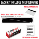 TOProtect DIY Vinyl Overlay Kit for Tesla Cybertruck Cargo Bed | Inner Sidewall Protection with Bed Liner Look-2