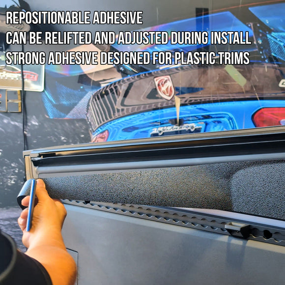 TOProtect DIY Vinyl Overlay Kit for Tesla Cybertruck Cargo Bed | Inner Sidewall Protection with Bed Liner Look