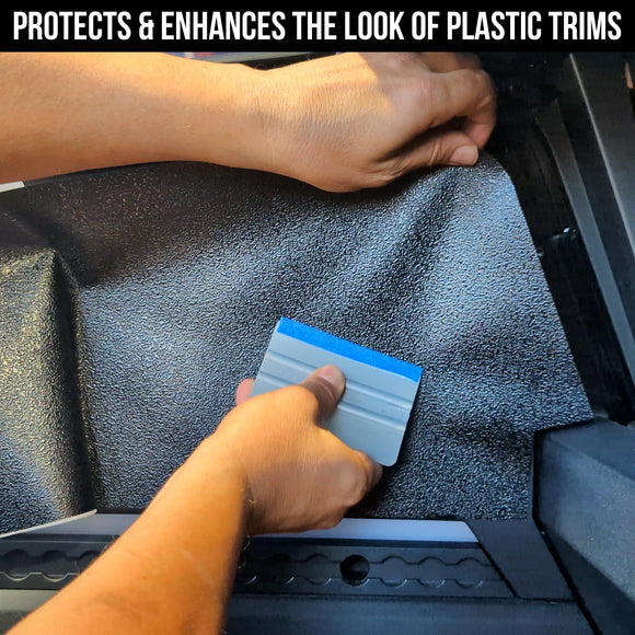 TOProtect DIY Vinyl Overlay Kit for Tesla Cybertruck Cargo Bed | Inner Sidewall Protection with Bed Liner Look