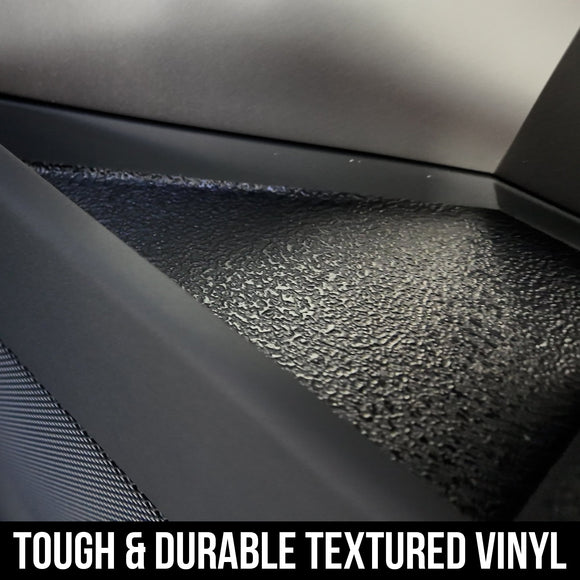 TOProtect DIY Vinyl Overlay Kit for Tesla Cybertruck Front Door Pockets | Bed Liner Look & Scratch Protection