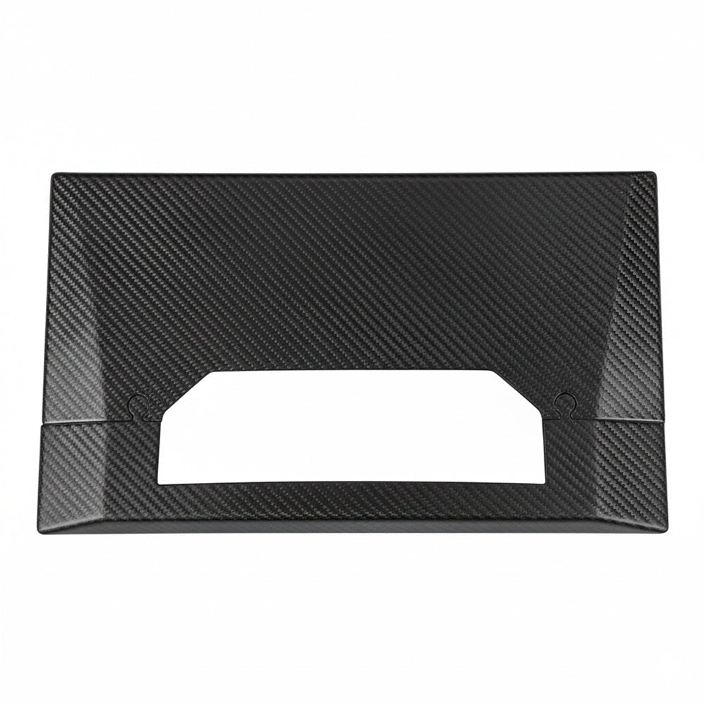 Cybertruck Display Back Overlay | Real Dry Carbon Fiber Center Screen ...