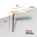 Yakima EXO OpenRange 13 x 27 Inch Wooden Side Table and Nesting Cutting Board-6