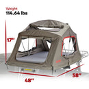 Yakima SkyRise HD Medium Heavy Duty 4 Season Rooftop Tent for 2 People, Tan-2