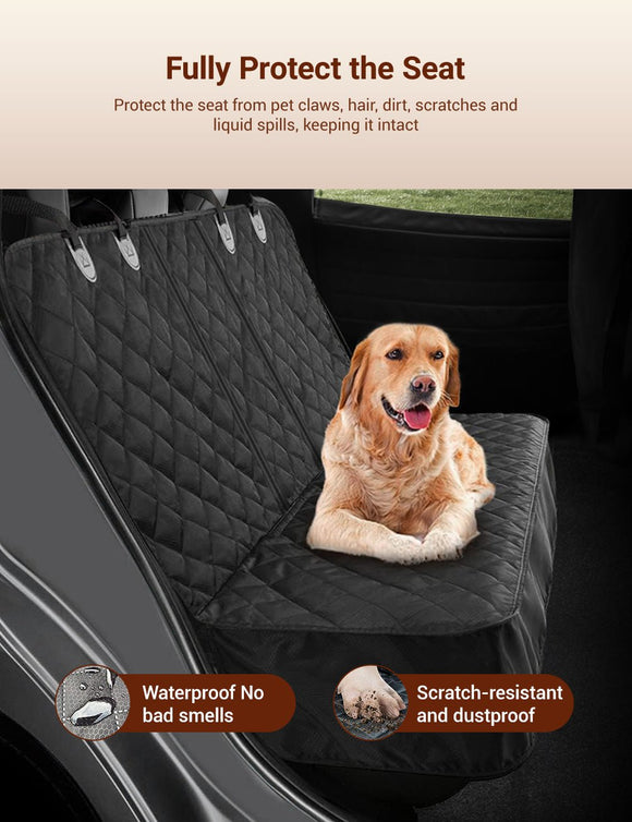 Dog Seat Cover With Double Zipper for Model 3/Y/S/X/Cybertruck