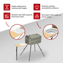 Yakima EXO OpenRange 13 x 27 Inch Wooden Side Table and Nesting Cutting Board-8