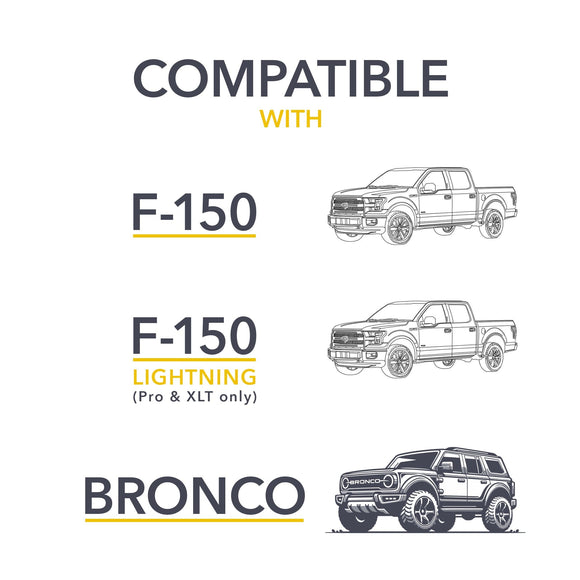 Screen Protector for Ford Bronco, F-150, F-150 Lightning (Pro & XLT) and more