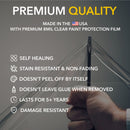 B Pillars Clear Protection Film (PPF) for Ford F-150 Lightning-4