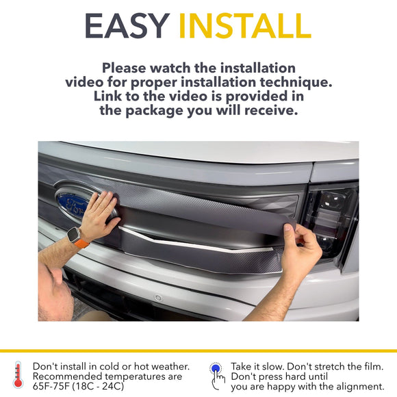 Grille Strips for Ford F-150 Lightning