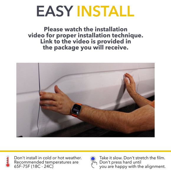 Rockers Clear Protection Film (PPF) for Ford F-150 Lightning