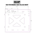 Quick-Release Mount for Starlink High Performance In-Motion Dish-12
