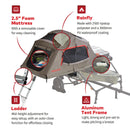 Yakima SkyRise HD Medium Heavy Duty 4 Season Rooftop Tent for 2 People, Tan-3