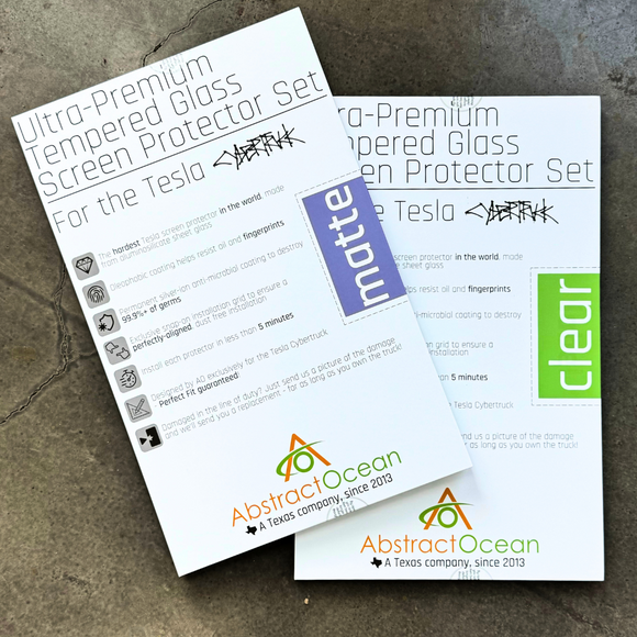 Ultra-Premium Tempered Glass (9H) Screen Protectors for CyberTruck