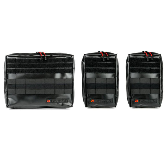 BuiltRight Industries MOLLE Pouch - 3 Piece Set