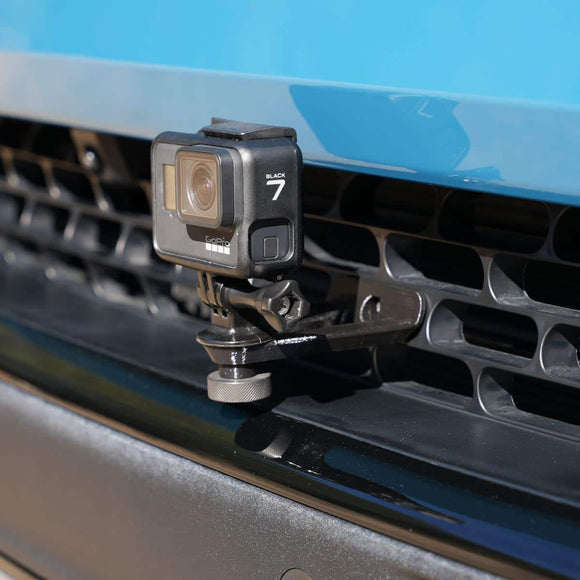 No-Drill Front Bumper 1/4"-20 Accessory Mount for Rivian R1T & R1S