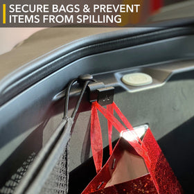 Front Trunk Hooks for Rivian R1T & R1S - Grocery Bag Hanger / Holder - 0