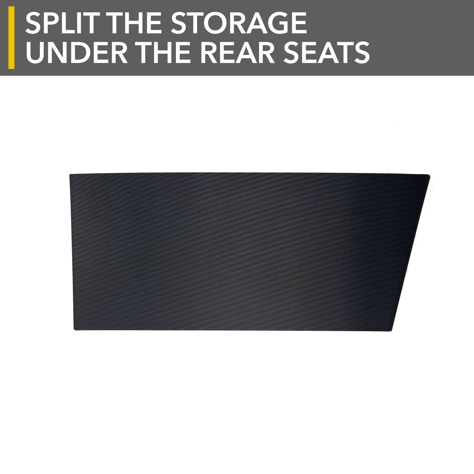 Rear Seats Under-Storage Divider for Rivian R1T