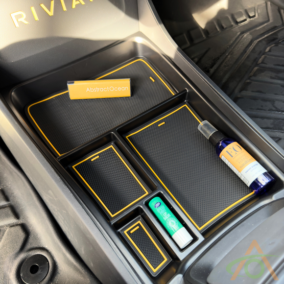 Floor Console Organizer for Rivian R1T/R1S