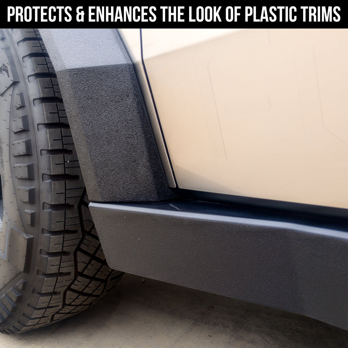 Truck Rocker Panel Wraps TOProtect DIY Vinyl Wrap Kit for Tesla Cybertruck Rocker Panels (2023 ...
