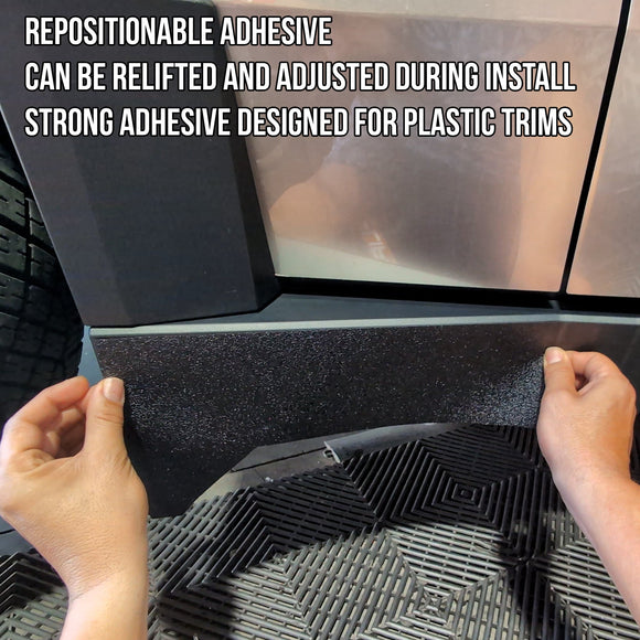 TOProtect DIY Vinyl Wrap Kit for Tesla Cybertruck Rocker Panels (2023+)