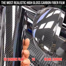 Tesla Cybertruck Wheels 5D Carbon Fiber Center Caps & Spokes Vinyl Fascia Overlay Kit | TOProtect-8