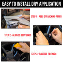 Tesla Cybertruck Wheels 5D Carbon Fiber Center Caps & Spokes Vinyl Fascia Overlay Kit | TOProtect-7