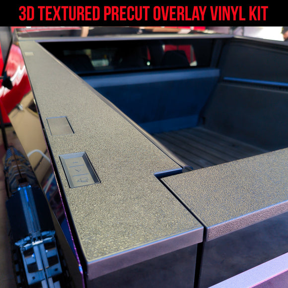 TOProtect DIY Vinyl Overlay Kit for Tesla Cybertruck Cargo Bed Surround