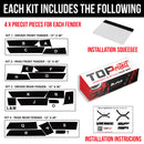 Tesla Cybertruck Fender Flares DIY Vinyl Fascia Overlay Film Protection Kit - Bed Liner Spray Look | TOProtect-2