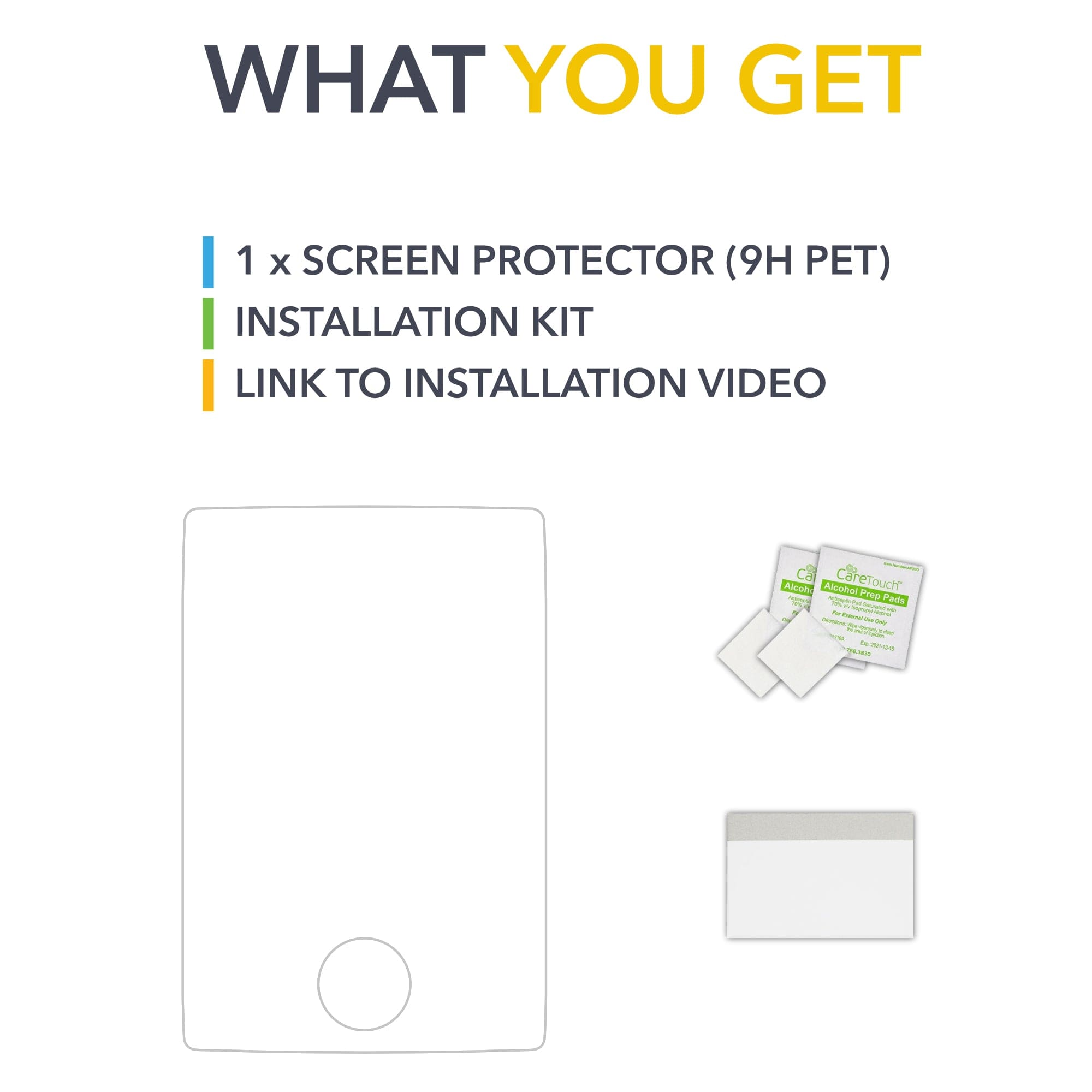 Screen Protector for Ford F-150 Lightning (Lariat & Platinum) and Mustang Mach-E (9H Hardness PET)