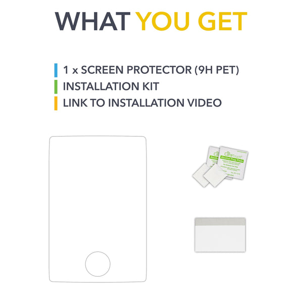 Screen Protector for Ford F-150 Lightning (Lariat & Platinum) and Mustang Mach-E (9H Hardness PET)