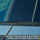 B & C Pillars & Door Buttons PPF for Tesla Cybertruck - Clear Paint Protection Film-4