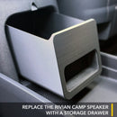 Camp Speaker Drawer Replacement for Rivian R1T/R1S-2