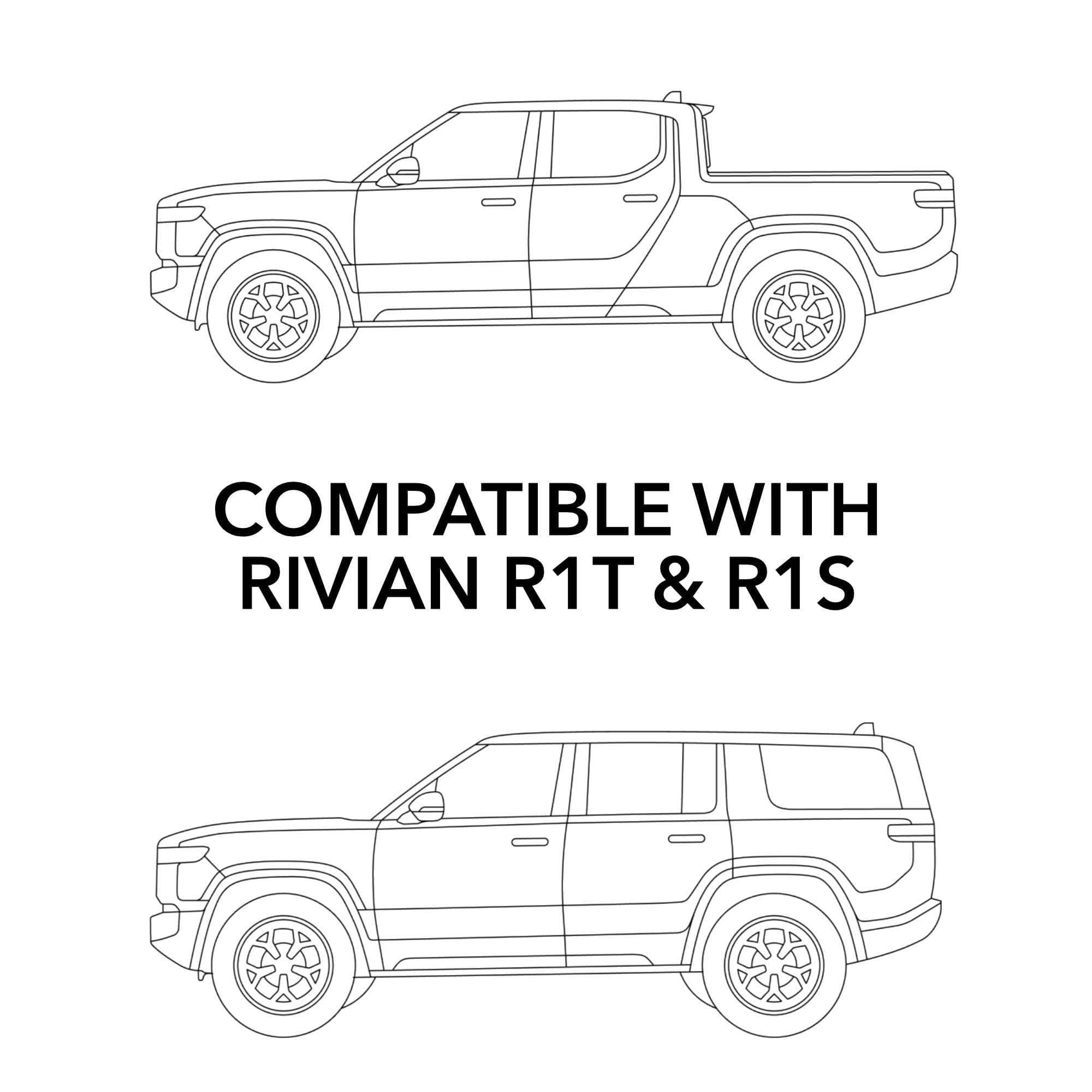 Front Lip Vinyl Cover for Rivian R1T/R1S